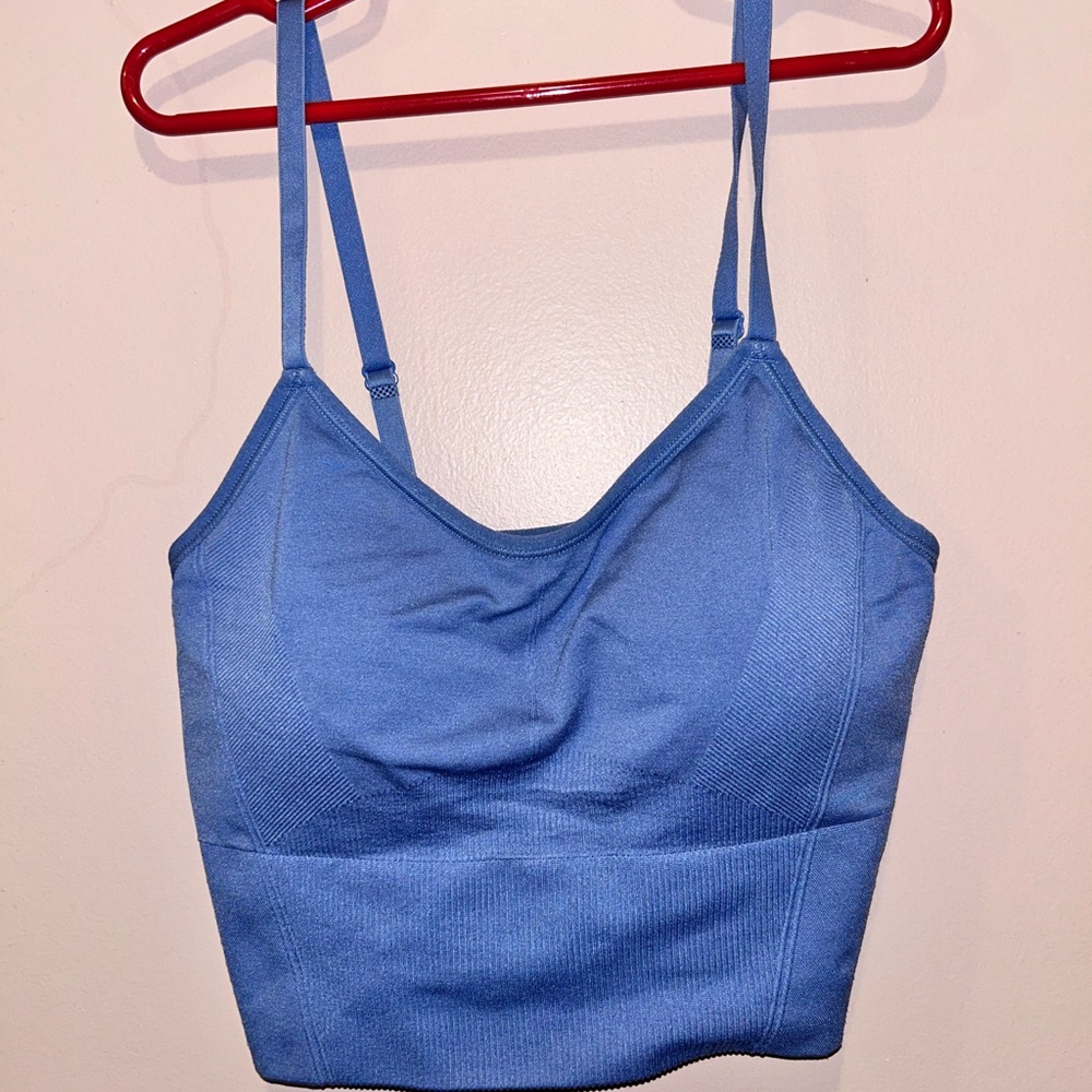 All in Motion Sky Blue Sports Bra